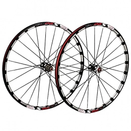 MGRH Mountain Bike Wheel Mountain Bike Wheelset 27.5 / 29 Inch Bicycle Wheel Set 5 Palin Straight Pull Disc Brake QR Double Wall Cycling Climbing Rim 24H 350KG Tension 27.5inch