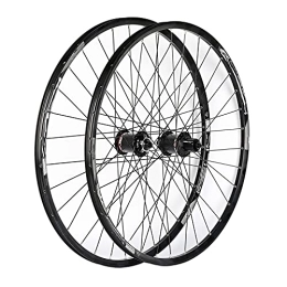 Bewinch Spares Mountain Bike Wheelset, 29 / 26 / 27.5 Inch Bicycle Wheel with Ultralight Carbon, Double Walled Aluminum Alloy MTB Rim Fast Release Disc Brake 32H 8-11 Speed, 29in