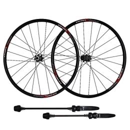 Generic Mountain Bike Wheel Mountain Bike Wheelset Disc Brake Quick Release MTB Wheels 26" Bicycle Rim 24H QR Hub For 7 / 8 / 9 / 10 / 11 / 12 Speed Cassette 1970g (Size : 26inch) (26inch)