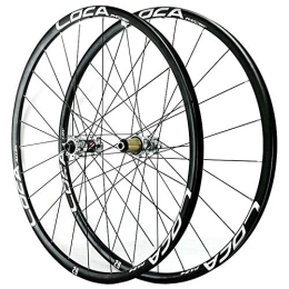 UKALOU Spares Mountain Bike Wheelset For 26 / 27.5 / 29 In MTB Rim Disc Brake Front & Rear Wheel Thru axle 24H 8 / 9 / 10 / 11 / 12 Speed Flywheel