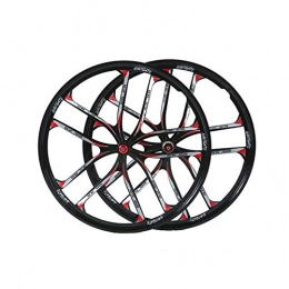 NOLOGO Spares MTB 26 Inch MTB Bike Cycling Wheels, Magnesium Alloy Double Wall Quick Release Disc Brake Hybrid / Mountain Disc 8 9 10 11 Speed Wheels (Color : C)