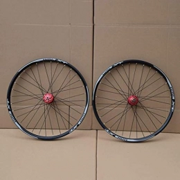 CWYP-MS Mountain Bike Wheel MTB Bicycle Wheel Set 26 27.5 29 In Mountain Bike Wheel Double Layer Alloy Rim Sealed Bearing 7-11 Speed Cassette Hub Disc Brake 1100g QR (Color : E, Size : 26in)