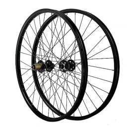 JAMCHE Spares MTB Bike Wheels 26 27.5 29 Inch Aluminum Alloy Hybrid Bike Hub Disc Brake Mountain Rim 15 * 100 mm for 7-12 Speed Black