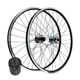 JAMCHE Mountain Bike Wheel MTB Bike Wheels 26 Inch 27.5" 29 Inch V Brake Aluminum Alloy Hybrid / Bike Hub Disc Brake 32 Spoke Mountain Rim for 7-12 Speed 2250g