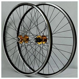 VPPV Mountain Bike Wheel MTB Bike Wheelset 26 Inch, Double Wall Aluminum Alloy Disc / V Brake Bicycle Hybrid Quick Release Wheels Support 7 / 8 / 9 / 10 Speed