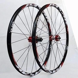 Generic Mountain Bike Wheel MTB Mountain Bike Wheel 26 / 27.5 Inch Bicycle Wheelset CNC Double Wall Alloy Rim Carbon Fiber Hub Sealed Bearing Disc Brake QR 7 / 8 / 9 / 10 / 11 Speed (Size : 27.5in) (26in)