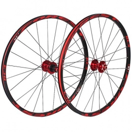 NOLOGO Spares MTB Mountain Bike Wheelset 26 Inch, Double Wall MTB Bike Rim Cycling Hub 5 Palin Hybrid Quick Release 24 Hole 8 / 9 / 10 Speed Wheels (Color : D, Size : 27.5 inch)