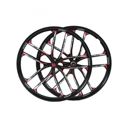 NOLOGO Spares MTB MTB Bike Cycling Wheels 26 Inch, Double Wall Magnesium Alloy Quick Release Disc Brake Hybrid / Mountain Disc 8 9 10 11 Speed Wheels (Color : D)