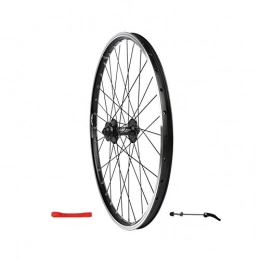 NOLOGO Mountain Bike Wheel Nologo Mountain Bike Wheel Set 24 Inch Aluminum Alloy Quick Release V Brake Disc Brake Wheel Single Wheel Hub Suitable For 7 / 8 / 9 / 10 Speed Flywheel (Size : Front wheels)