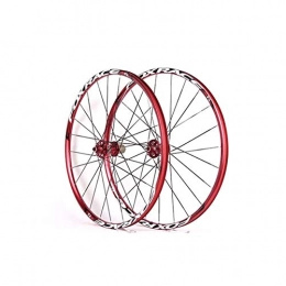 NOLOGO Spares Nologo Mountain Wheel Group 27.5 Inch 26 Inch Bicycle Super Light 120 Loud Wind Flat Disc Brake Wheel Set (Size : 26 inches)