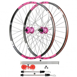 Nologo MTB MTB Bike Wheelset 26 Inch, Double Wall Aluminum Alloy Disc Brake Quick Release Hybrid/Mountain Bike Sealed Bearings 11 Speed 32H Wheels (Size : 29 inch)