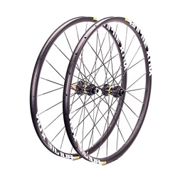 Oksmsa Mountain Bike Wheel Oksmsa Mountain Bike Wheelsets 26 / 27.5 / 29", Thru Axle, Alloy Disc Brake Straight Pull Front 2 Rear 4 Bearing Hubs, Spokes Bike Wheel fit 8 / 9 / 10 / 11 Speed Cassette (Color : Center lock, Size : 29in)