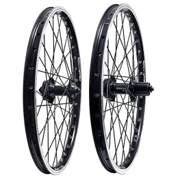 Puozult Mountain Bike Wheel Puozult 20" Mountain Bike Wheelset, MTB Wheels Quick Release Disc / V Brake 32H Bicycle Wheels 7 / 8 / 9 / 10 Speed Cassettes (Size : V brake)