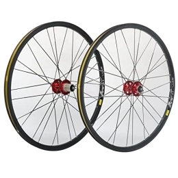 QERFSD Spares QERFSD 26" Mountain Bike Wheelset MTB Wheels Quick Release Disc Brakes 28H Low-Resistant High Strength Flat Spokes Bike Wheels Fit 7-11 Speed Cassette