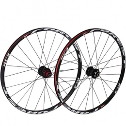 QHY Spares QHY 26 / 27.5 Inch Mountain Bike Wheels, MTB Bike Wheel Set Disc Rim Brake 8 9 10 11 Speed Sealed Bearings Hub Hybrid Bike Touring (Color : White, Size : 26inch)