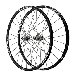 QHYRZE Mountain Bike Wheel QHYRZE 26 27.5 29 Inch Mountain Bike Wheelset MTB Rim Disc Brake Bicycle Wheel Set Quick Release Hub 24H 7 / 8 / 9 / 10 / 11 / 12 Speed Cassette 1680g Silver (Size : 27.5'')