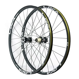 QHYRZE Mountain Bike Wheel QHYRZE Bicycle Disc Brake Wheelset 26 / 27.5 / 29 Inch Mountain Bike Wheel Set MTB Rim Quick Release Hub For 7 8 9 10 11 12 Speed Cassette 1680g (Color : Black Silver, Size : 27.5'')