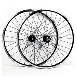 QHYRZE Mountain Bike Wheel QHYRZE Mountain Bike Wheelset 26 27.5 29 Inch Bicycle Rim V / Disc Brake MTB Wheels Quick Release Hub 32H For 7 8 9 10 11 12 Speed Cassette 2200g (Size : 26'')