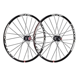 QUALITY MERCHANT Spares QUALITY MERCHANT 26 / 27.5" MTB Bicycle Wheelset, Ultra-Light Wheels Aluminum Alloy Double Wall Rims V-Brake Disc Brake Quick Release Bearing 9 / 10 / 11 Speed (A, 26)