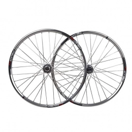 QXFJ Mountain Bike Wheel QXFJ 26 Inch MTB Bike Wheel, Front / Rear Wheel Disc Brake / Aluminum Alloy Rim / Stainless Steel Flat Spoke / Before Opening 100mm After 135mm / 32 Hole / For 7-8-9 Speed Card Fly