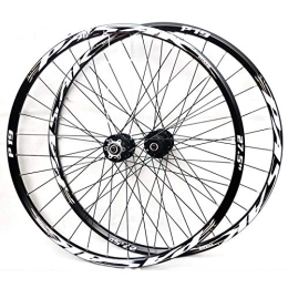Samnuerly Spares Samnuerly Bike Wheelset, 26 / 27.5 / 29 inch Mountain Bike Wheel Brake Wheel Set Quick Release Palin Bearing 7, 8, 9, 10, 11 Speed, black (29)