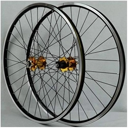 SLRMKK Mountain Bike Wheel SLRMKK 26 Inch MTB Bike Wheelset, Disc / V-Brake Double Wall Aluminum Alloy Cycling Wheels 32 Hole Rim 7 / 8 / 9 / 10 Cassette