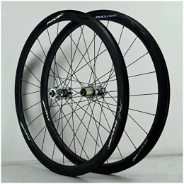 SLRMKK Spares SLRMKK 700C MTB Bike Wheelset, Double Wall V-Brake Racing Bicycle 40MM 29 Inch Cycling Wheels Hybrid / Mountain 24 Hole 7 / 8 / 9 / 10 / 11 Speed