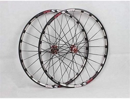 SLRMKK Mountain Bike Wheel SLRMKK Mountain bike wheelset, 26 / 27.5 inch bicycle orne rear wheel wheel set aluminum alloy rim double-walled discbrake Palin bearings 8 9 10 speed 24 holes