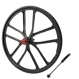 SM SunniMix Spares SM SunniMix Solid 20'' Folding Bike Wheelset Rustproof 402 Mountain Bicycle Integrated Wheel with Quick Release Skewer for 1.5~2.125 20 inch 100 / 135 Disc - Front