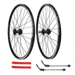 SN Spares SN 20" 26" Cycling Wheels, Mountain Bike Wheelset Quick Release Double Layer Alloy Front Rear Rim 7 8 9 10 Cassette Disc Brake 32 Hole (Size : 20inch)