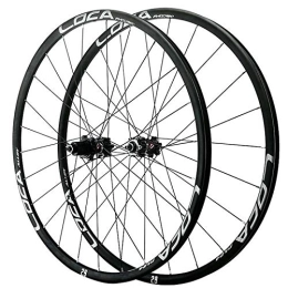 SN Mountain Bike Wheel SN 26 27.5 29 Inch Mountain Bike Wheelset Double Wall MTB Rim 6-Nail Disc Brake 6-claw Tower Base Quick Release For 8 9 10 11 12 Speed Wheel (Color : Black Hub silver label, Size : 26in)
