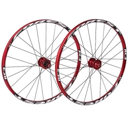 SN Spares SN 26 27.5 Inch Bicycle Front Rear Wheel Mountain Bike Wheelset Ultra Light Double Wall MTB Rim 5 Bearing Quick Release Disc Brake Wheels (Color : F, Size : 26inch)