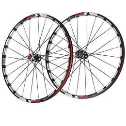SN Spares SN 26 27.5 Inch Cycling Wheels Bicycle Wheelset For Mountain Bike Disc Brake Quick Release Double Wall Alloy Rim For 8 / 9 / 10S Flywheel (Color : Silver hub silve logo, Size : 27.5inch)