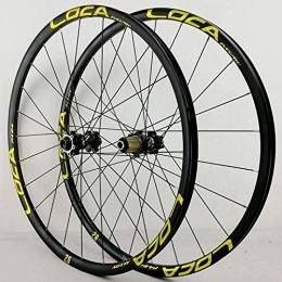 SN Spares SN Bicycle Wheels 26 / 27.5 / 700C / 29 Bike Wheelset Thru Axle Disc Brake 24 Holes Sand Blasting Front Rear Rim 8-12 Speed For MTB Road Cycling (Size : 26Inch)