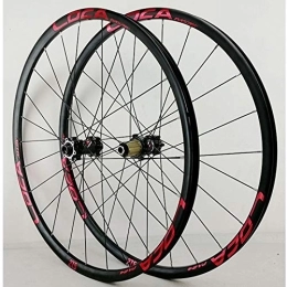 SN Mountain Bike Wheel SN Cycling Wheelset 26 27.5 29in 700C Bike Wheels Mountain Road Bicycle Front Rear Rim Ultralight Alloy Hub Thru Axle 8-12 Speed Disc Brake (Color : Black hub, Size : 27.5in)