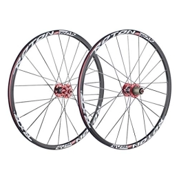 SN Spares SN High-Strength 26 / 27.5" Bicycle Wheelset, Double Wall Quick Release V-Brake MTB Rim Sealed Bearings 24 Hole 8 / 9 / 10 Speed Wheel (Color : B, Size : 27.5inch)