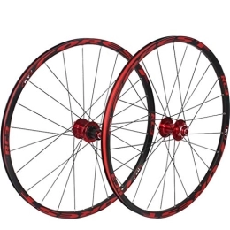 SN Spares SN Outdoor Mountain Bike Wheelset, 26 Double Wall MTB Rim Quick Release Barrel Shaft V-Brake Cycling Wheels Wheel