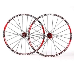 SN Spares SN Outdoor Mountain Bike Wheelset, 27.5" Double Wall MTB Rim Quick Release V-Brake Hybrid / Hole Disc 7 8 9 10 Speed Training (Color : A, Size : 27.5inch)