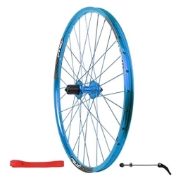 SN Spares SN Outdoor MTB Bike Rear Wheel 26, Double Wall Mountain Rim Quick Release Disc Brake Mountain Bike 7 8 9 10 Speed Wheels Training (Color : Blue)