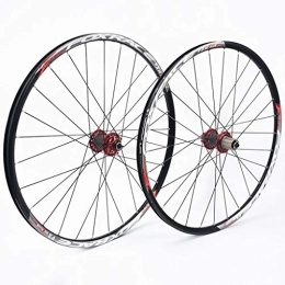 SN Mountain Bike Wheel SN Ultralight 26 Inch Mountain Bike Wheelset, Double Wall Ultralight Carbon Fiber MTB Rim Disc Brake Hybrid 24 Hole Disc 7 8 9 10 Speed 100mm Wheel (Color : B, Size : 26inch)