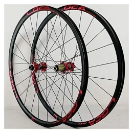 SN Spares SN Ultralight Bicycle Front Rear Wheels 26 / 27.5 / 29in 700C Alloy Rim MTB Bike Wheelset 24H Disc Brake 8-12 Speed Thru Axle Wheel (Color : B, Size : 29in)