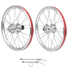 SOONHUA Mountain Bike Wheelset 16in 305 Disc Brake 11 6 Nail Bearing Compatible for V brake0 Wheel Set Folding Bike Wheelset Wheel Set Paire de roues de de vélo Folding Bike Wheelset Paire de ro