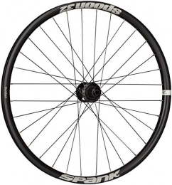 Spank Spares Spank Spoon32, 26", 32H, Hub Spike 142 x 12 mm + Adap 135 x 12 mm MTB Rear Wheel Adult Unisex, Black, 135 / 142 x 12 mm