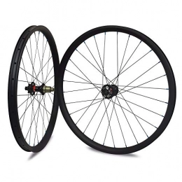 Sywtz Mountain Bike Wheel Sywtz 27.5er MTB Carbon Wheelset Hookless / Asymmetric Tubeless For DH / AM / XC / Enduro Mountain Bike 650B Wheelset 24 / 27 / 30 / 35 / 40mm Width (Width-33mm, Depth-30mm, AM Powerway M42)