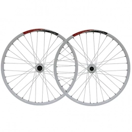 TANGIST Spares TANGIST 26 Inch MTB Bike Wheelset Aluminum Alloy Disc Brake QR Mountain Cycling Wheels for 7 / 8 / 9 / 10 Speed Mountain Bike Wheelset 26 Inch (Color : White)