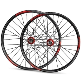 TANGIST Mountain Bike Wheel TANGIST 26 Inch MTB Bike Wheelset Quick Release with Rivets Alloy Disc Brake Mountain Cycling Wheels fit 8 9 10 11 Speed Cassette Bicycle Wheelset