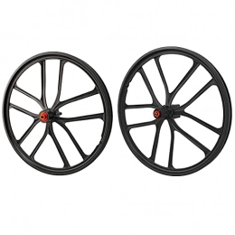 TANGIST Mountain Bike Wheel TANGIST Bike Wheelset 20 inch Mountain Cycling Wheels Magnesium Alloy Disc Brake Fit for 7-10 Speed Freewheels Quick Release Axles Bicycle Accessory