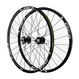 TANGIST Spares TANGIST Mountain Bike 26 27.5 29 Inch Disc Brake Wheelset, QR Wall Aluminum Alloy Bicycle Wheel Rim Hybrid / Mountain for 8 / 9 / 10 / 11 / 12 Speed (Size : 27.5IN)