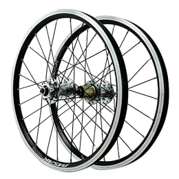 TYXTYX Mountain Bike Wheel TYXTYX 20 inch V Brake MTB Wheelset, Aluminum Alloy Bicycle Hybrid / Mountain Rim Quick Release Wheel 24 Hole for 7-12 Speed (Size : 20 inch)