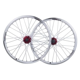 TYXTYX Mountain Bike Wheel TYXTYX 26-inch Bicycle Wheels Set MTB Cycling Wheels Aluminum V-Brake Tire Disc Sealed Bearings 11-Speed Hybrid Bicycle Touring (Color : White)